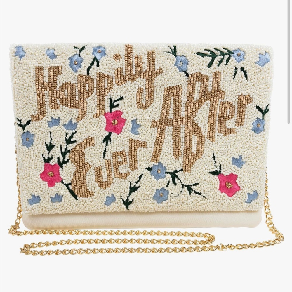 HAPPILY EVER AFTER Bride To Be Bridal Purse Clutch Purse